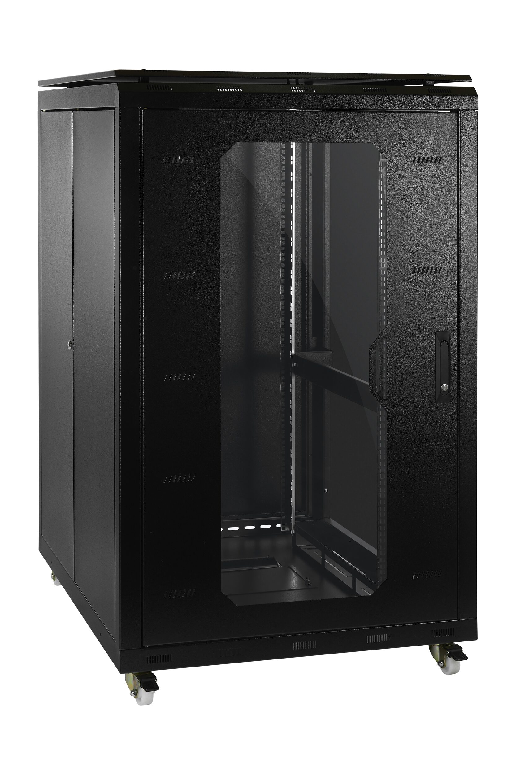 Ulusal 26U 800x1000 PRO Serisi Dikili Tip Rack Kabinet