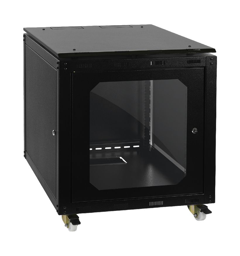 Ulusal 12U 600X800 PRO Serisi Dikili Tip Rack Kabinet