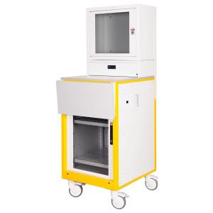 Lande İş İstasyonları ve Ofis Çözümleri 600 * 670 - 1678 - RAL 7035 Açık Gri - RAL 1028 Kavun Sarısı