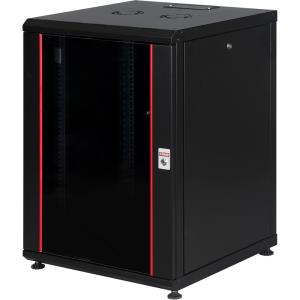 Lande PROline 300 Serisi Dikili Tip Kabinetler 600 * 600 - 16U - RAL 9005 Siyah