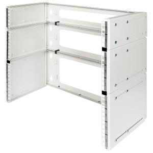 Lande Set & Stack Duvar Tipi Braketler 530 * 380 - 8U - RAL 7035 Açık Gri