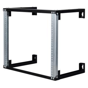 Lande Wall Mount Open Frame 540 * 300 - 9U - RAL 9005 Siyah