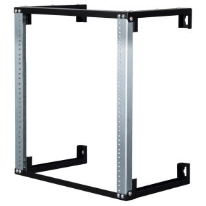 Lande Wall Mount Open Frame 540 * 300 - 12U - RAL 9005 Siyah