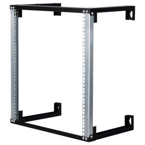 Lande Wall Mount Open Frame 540 * 300 - 12U - RAL 9005 Siyah