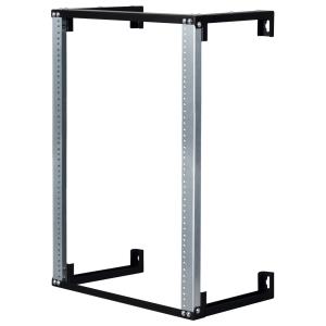 Lande Wall Mount Open Frame 540 * 300 - 16U - RAL 9005 Siyah