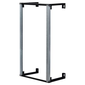 Lande Wall Mount Open Frame 540 * 300 - 21U - RAL 9005 Siyah