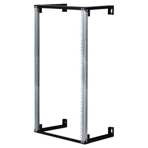Lande Wall Mount Open Frame 540 * 300 - 21U - RAL 9005 Siyah