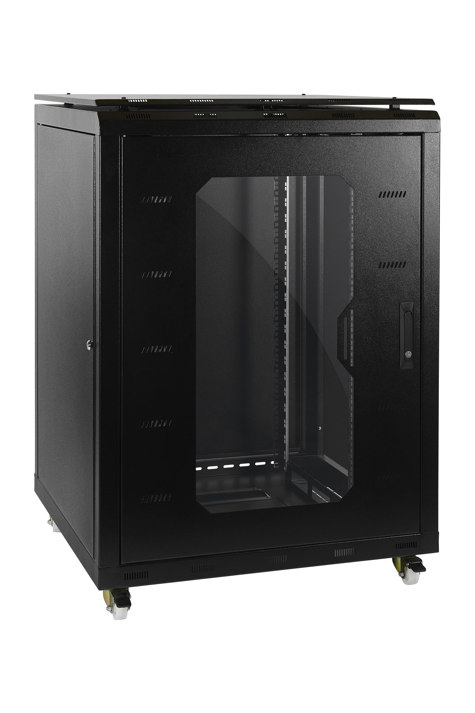 Ulusal 22U 800X800 PRO Serisi Dikili Tip Rack Kabinet